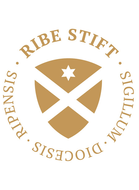 Stiftes logo i beige Billede af Ribe Stifts i beige
